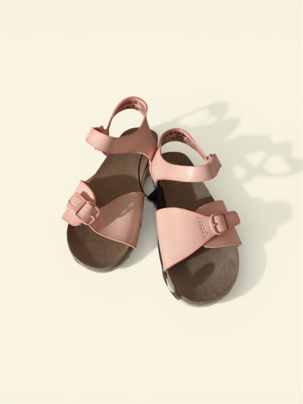 NWT Wonder Nation Kids Pink Buckle Sandals